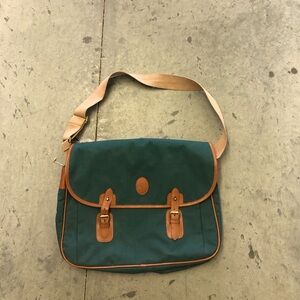 Vintage Ralph Lauren Green Messenger Bag
